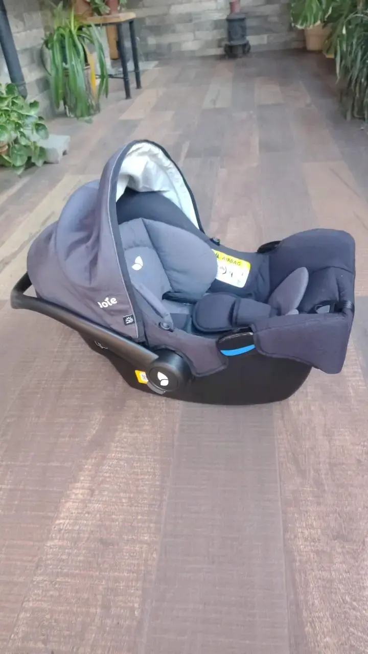 Coche de bebé Joie con silla de auto gris - 3