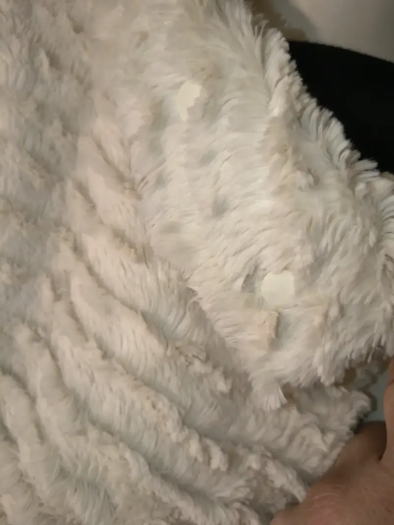 Chaqueta de Peluche Blanca para Mujer - 5