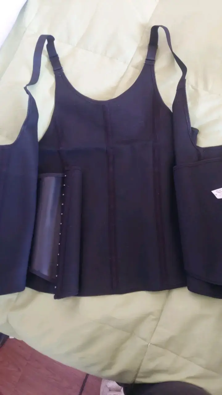 Corset reductor negro con cierre frontal talla S - 4