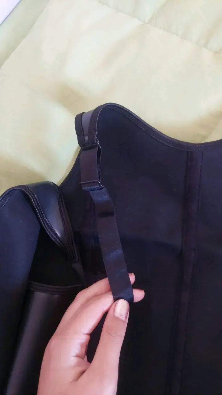 Corset reductor negro con cierre frontal talla S - 5