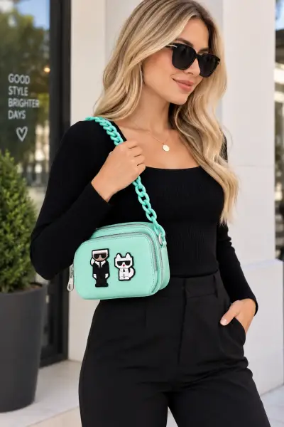 Cartera menta KL - miniatura 1