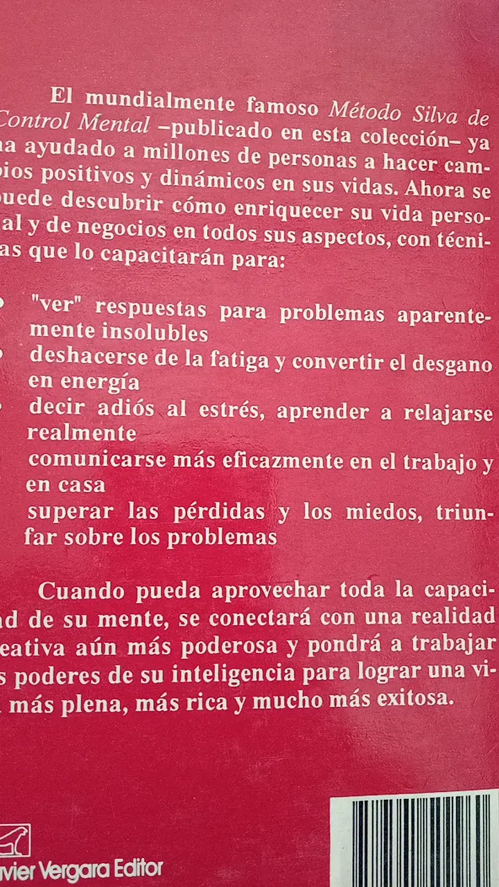 Libro El Método Silva para Aprovechar la Capacidad de la Mente - 2