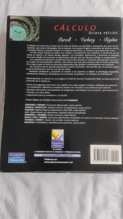 Libro Cálculo Octava Edición Purcell Varberg Rigdon - miniatura 2