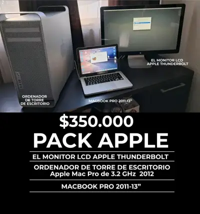 Pack Apple: Mac Pro, MacBook Pro y Monitor Thunderbolt - miniatura 1