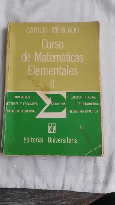 Libro Curso de Matemáticas Elementales II de Carlos Mercado - miniatura 1