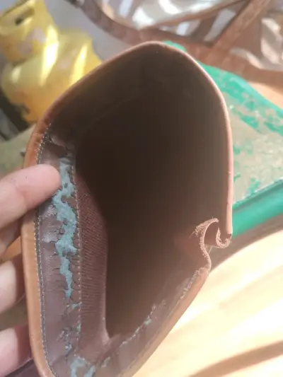 Botines de cuero marrón para mujer talla 40 - miniatura 4
