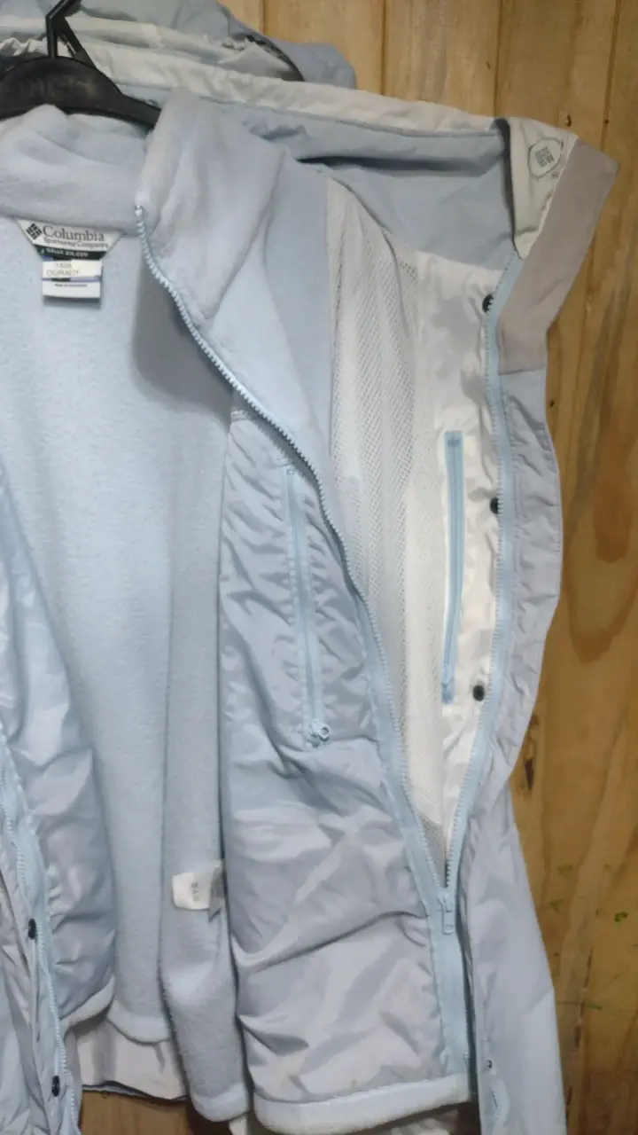 Chaqueta Columbia azul claro impermeable - 1