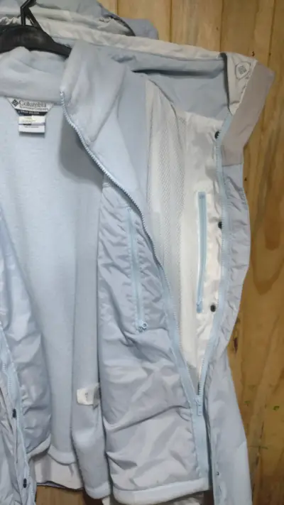 Chaqueta Columbia azul claro impermeable - miniatura 1