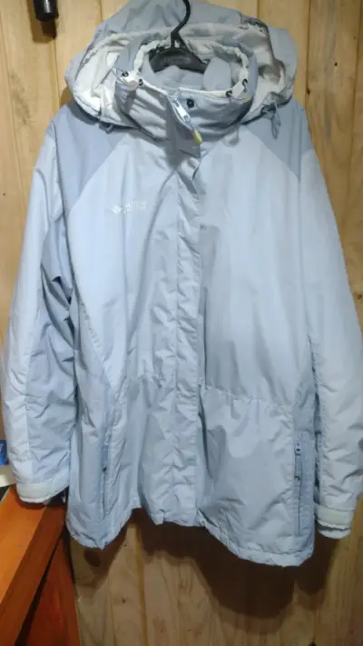 Chaqueta Columbia azul claro impermeable - miniatura 4