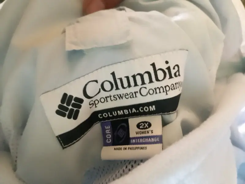 Chaqueta Columbia azul claro impermeable - 5