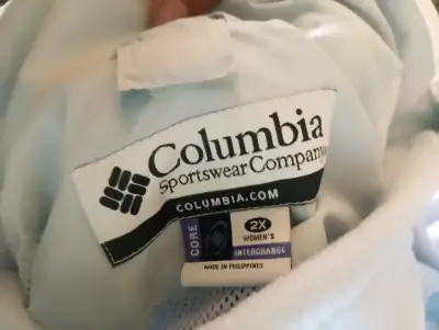 Chaqueta Columbia azul claro impermeable - miniatura 5
