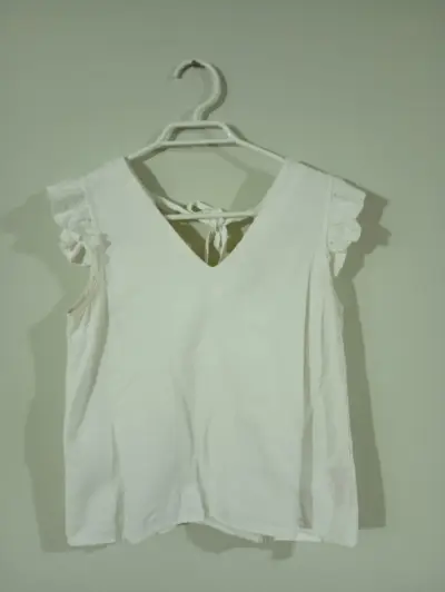 Blusa blanca sin mangas Vero Moda - miniatura 1