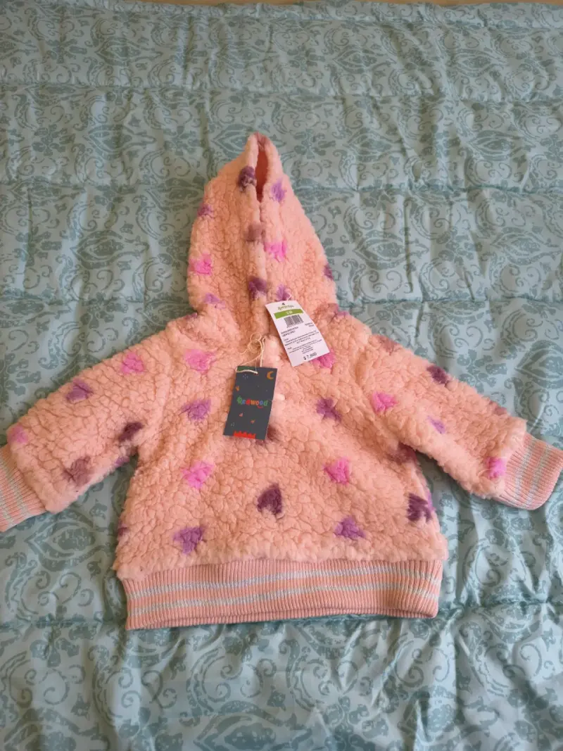 Polerón Infantil Peludo con Capucha - 1