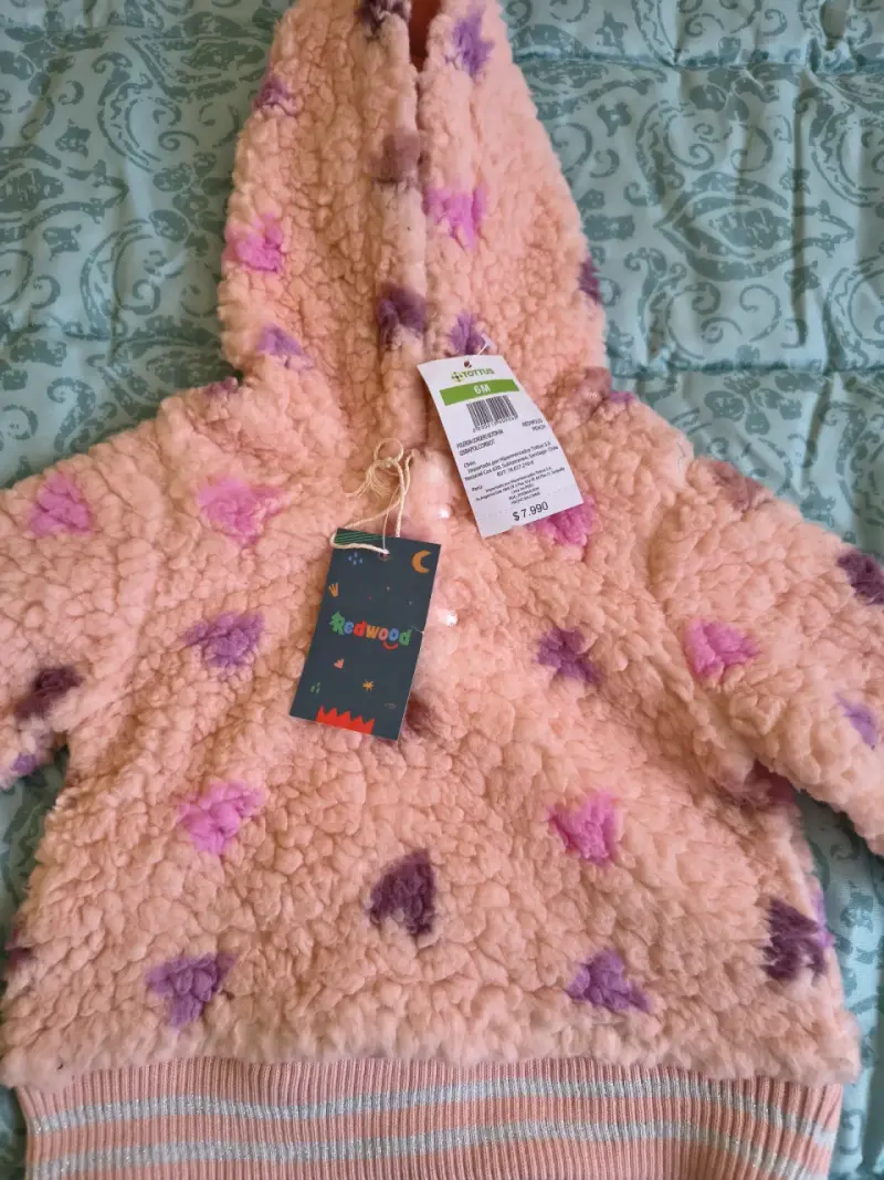 Polerón Infantil Peludo con Capucha - 3