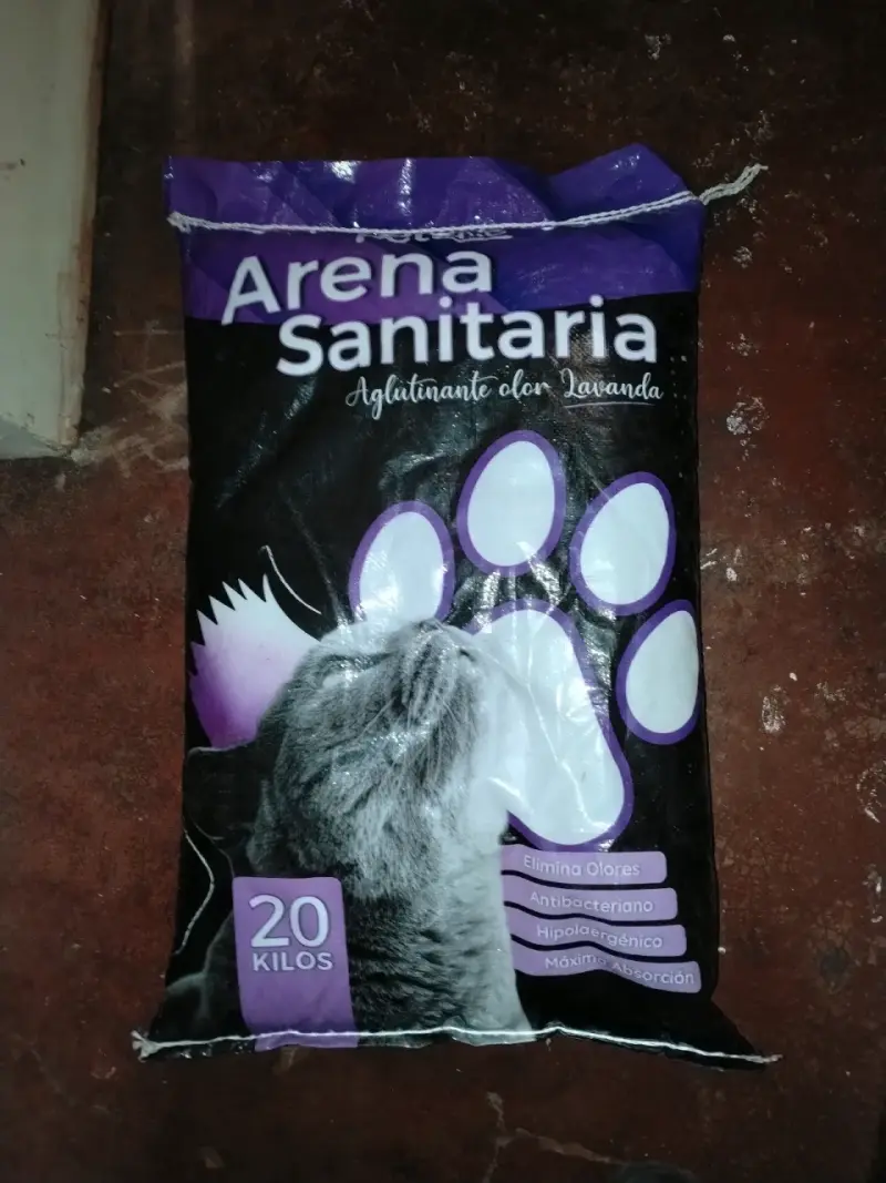 Arena Sanitaria Aglomerante Lavanda 20 kg - 1