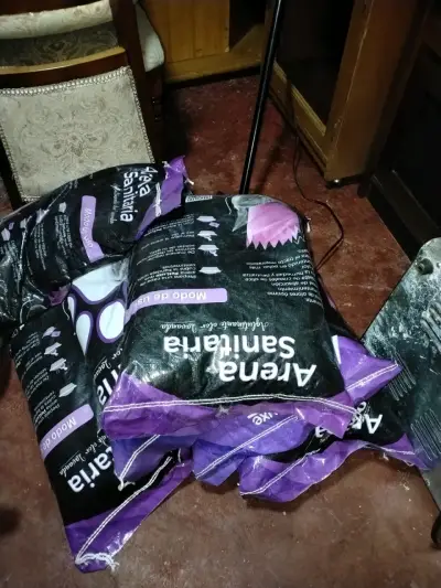 Arena Sanitaria Aglomerante Lavanda 20 kg - miniatura 2