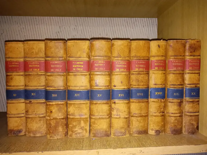 Colección de libros Historia de Chile (11 al 20)
