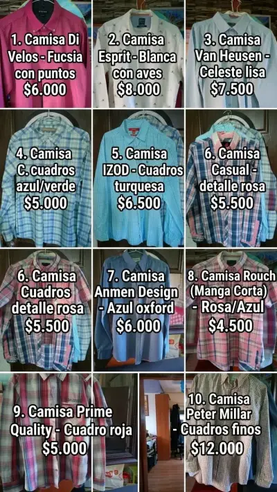 Camisa Prime Quality a cuadros rojos - miniatura 1