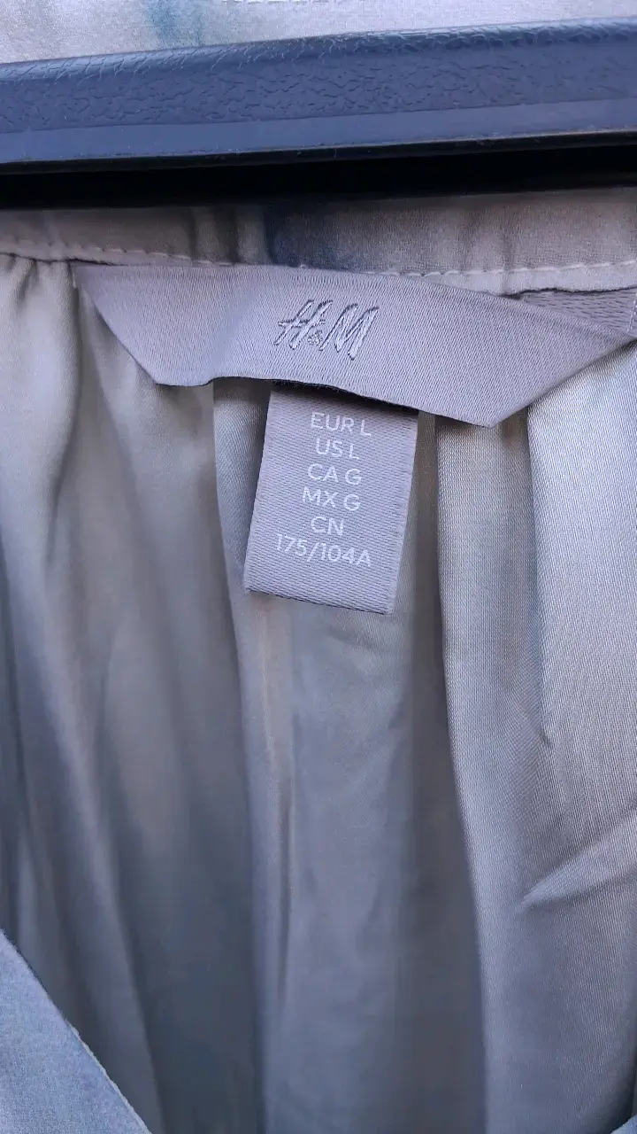 Vestido estampado azul y blanco H&M - 4
