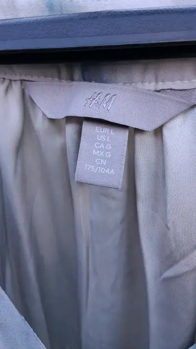 Vestido estampado azul y blanco H&M - miniatura 4