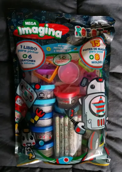 Kit de Manualidades Mega Imagina Robot - miniatura 1