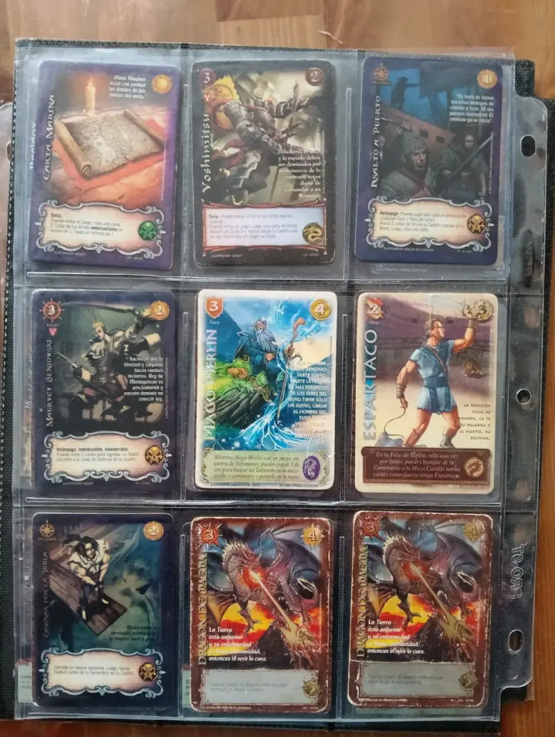 Lote Cartas Mitos y Leyendas Reales Holograficas - 2