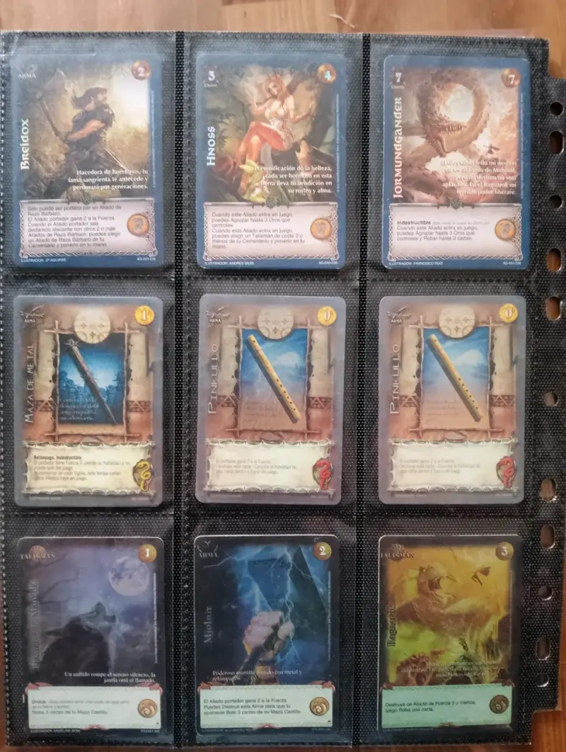 Lote Cartas Mitos y Leyendas Reales Holograficas - 3