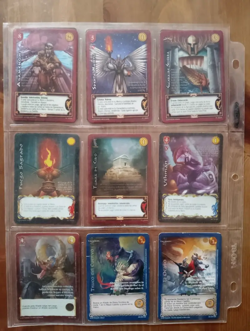 Lote Cartas Mitos y Leyendas Reales Holograficas - 6