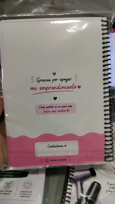 Libreta de pedidos espiral con diseño ilustrado - miniatura 2