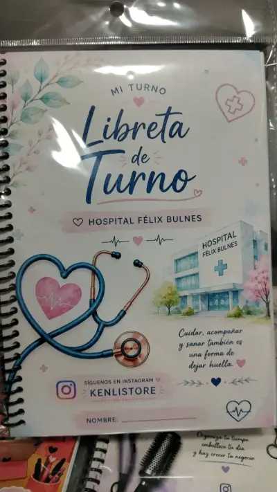 Libreta de Turno Hospital Félix Bulnes - miniatura 1