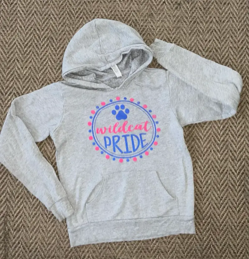 Polerón con capucha gris Wildcat Pride