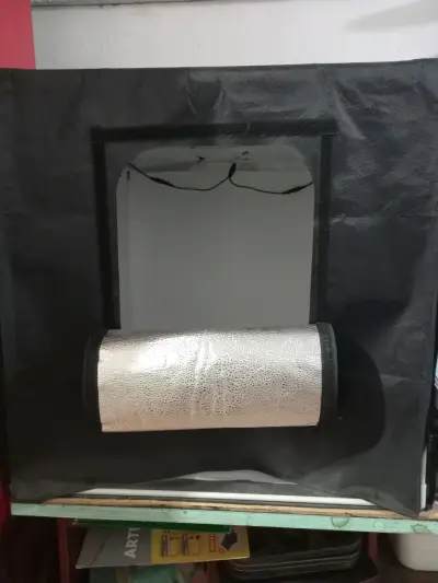 Estudio Fotográfico Portátil con Luz LED 80x80 cm - miniatura 2