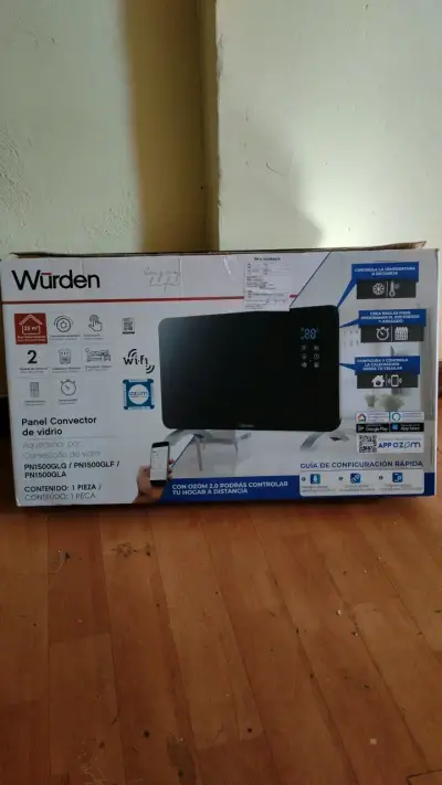 Panel calefactor de vidrio con WiFi Würden - miniatura 2