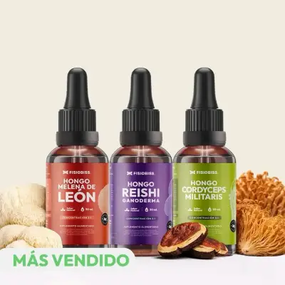Pack 3 Suplemento Hongos Fisiobiss 30ml - miniatura 1