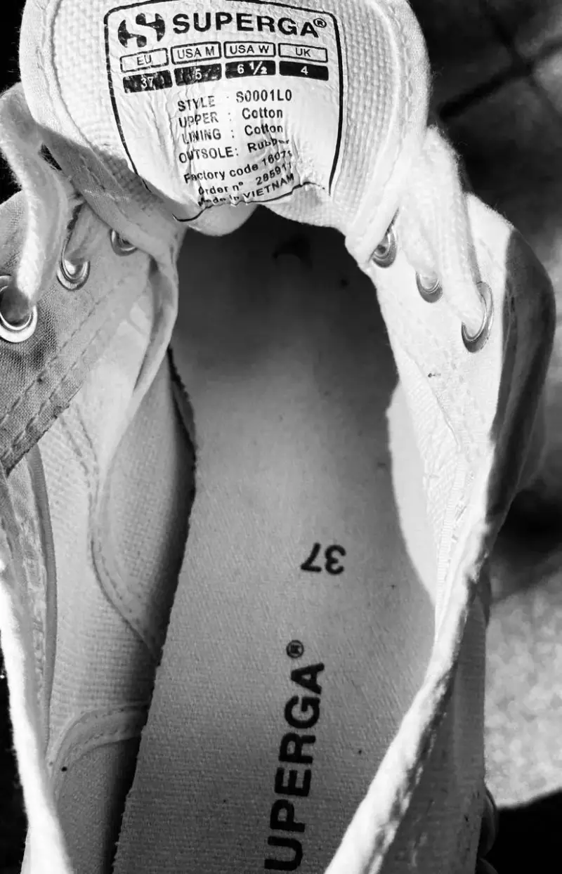 Zapatillas SUPERGA blancas de lona talla 37 - 3