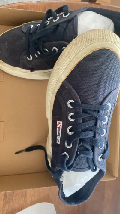 Zapatillas Superga azul marino - miniatura 1