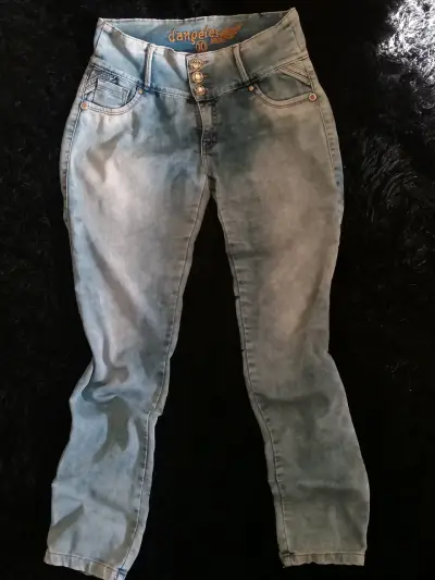 Jeans estilo 2000's azul claro D'angeles - miniatura 1