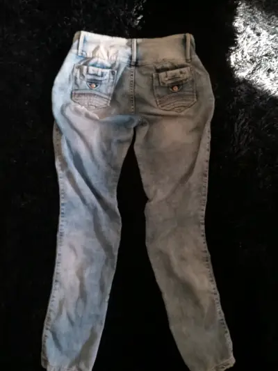 Jeans estilo 2000's azul claro D'angeles - miniatura 3