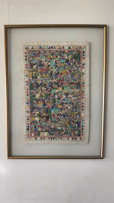 Amates mexicanos originales enmarcados - miniatura 1