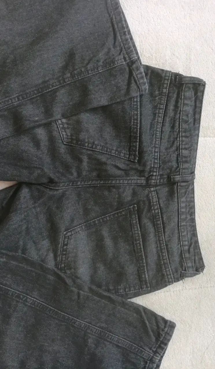 Jeans negros desgastados ELV/16 para mujer - 2