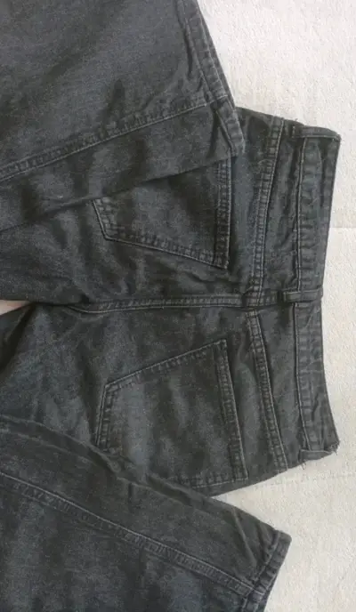 Jeans negros desgastados ELV/16 para mujer - miniatura 2
