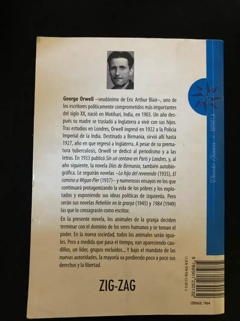 Libro Rebelión en la Granja de George Orwell - 2