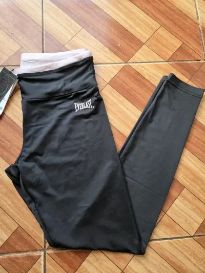 Leggings deportivos Everlast negros para mujer - miniatura 1