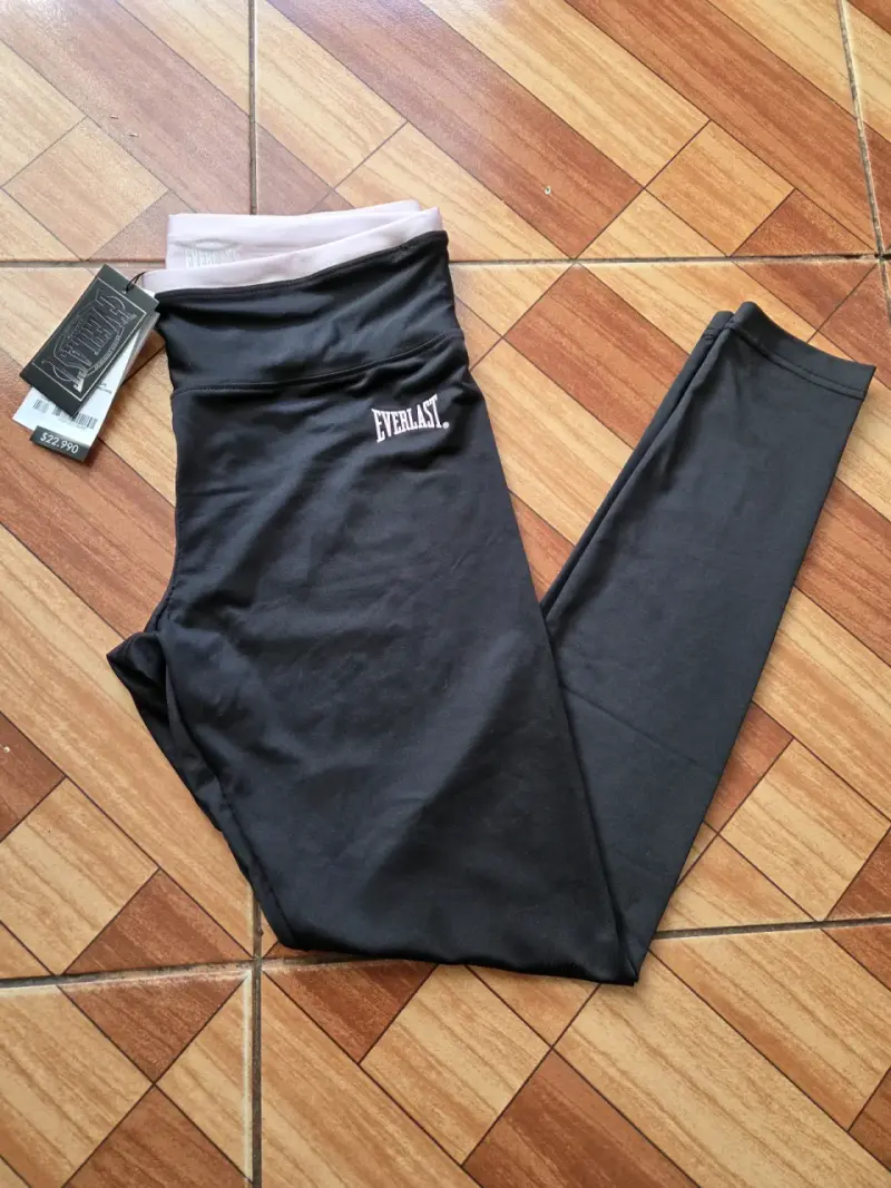 Leggings deportivos Everlast negros para mujer - 3