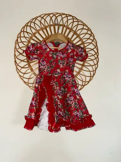 Vestido de huasa con falso talla 2/3 - miniatura 1