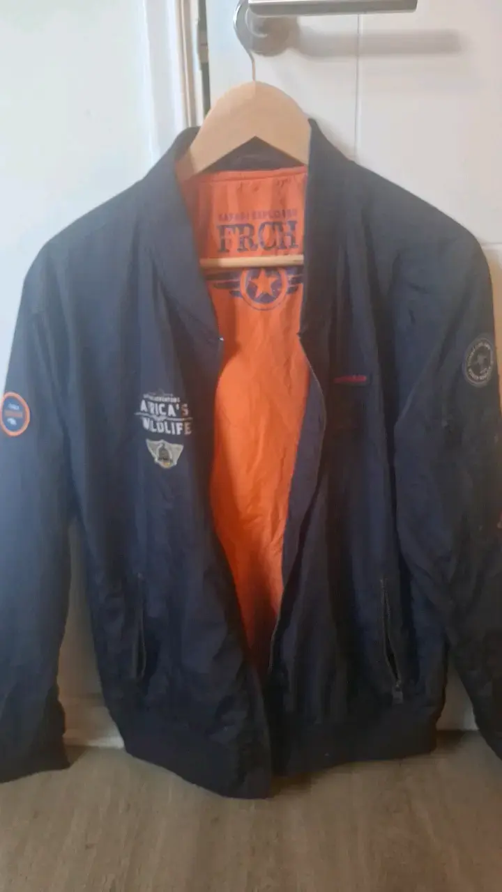 Chaqueta bomber azul Ferouch - 2
