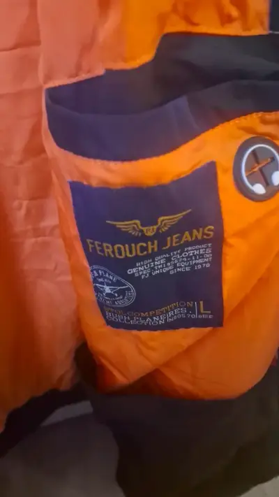 Chaqueta bomber azul Ferouch - miniatura 4