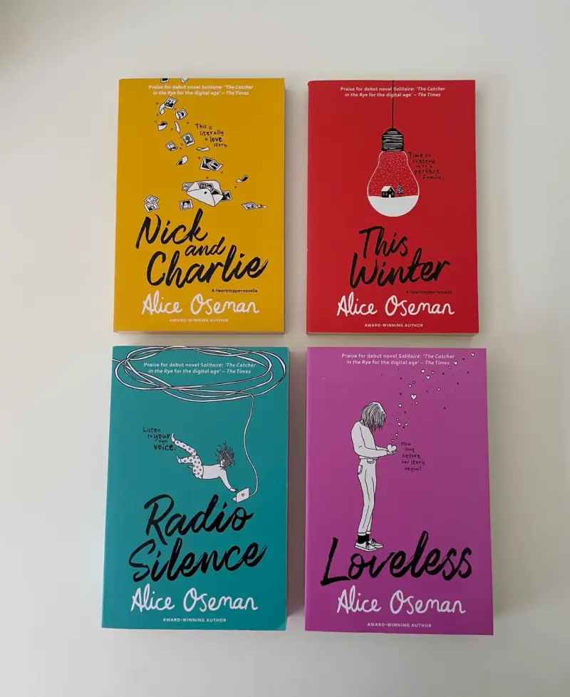 Colección de libros Heartstopper en Inglés - 2
