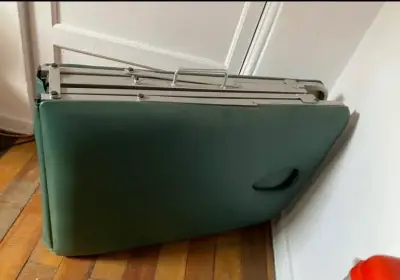 Cama plegable portátil verde - miniatura 1