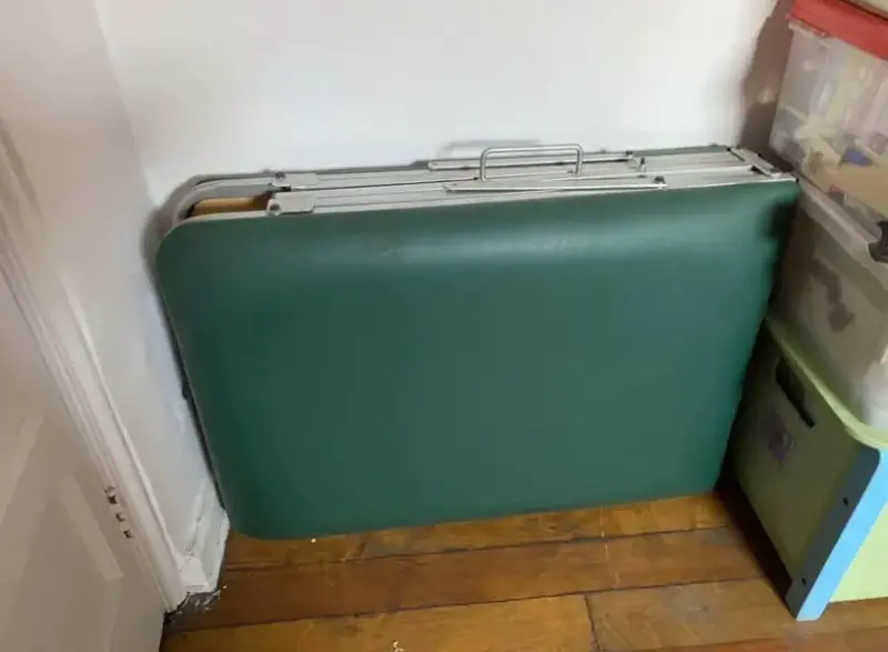 Cama plegable portátil verde - 2